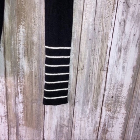Athleta Black Ribbed Knit Long Sleeve Sweater - Picture 4 of 6